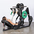 Excel Linear Leg Press - Muscle D Fitness - Plate Load Leg Press - Adjustable Back Pad - Plate Storge Pegs