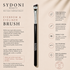 SYDONI EYEBROW & EYELINER BRUSH - Synthetic Fiber Bristles