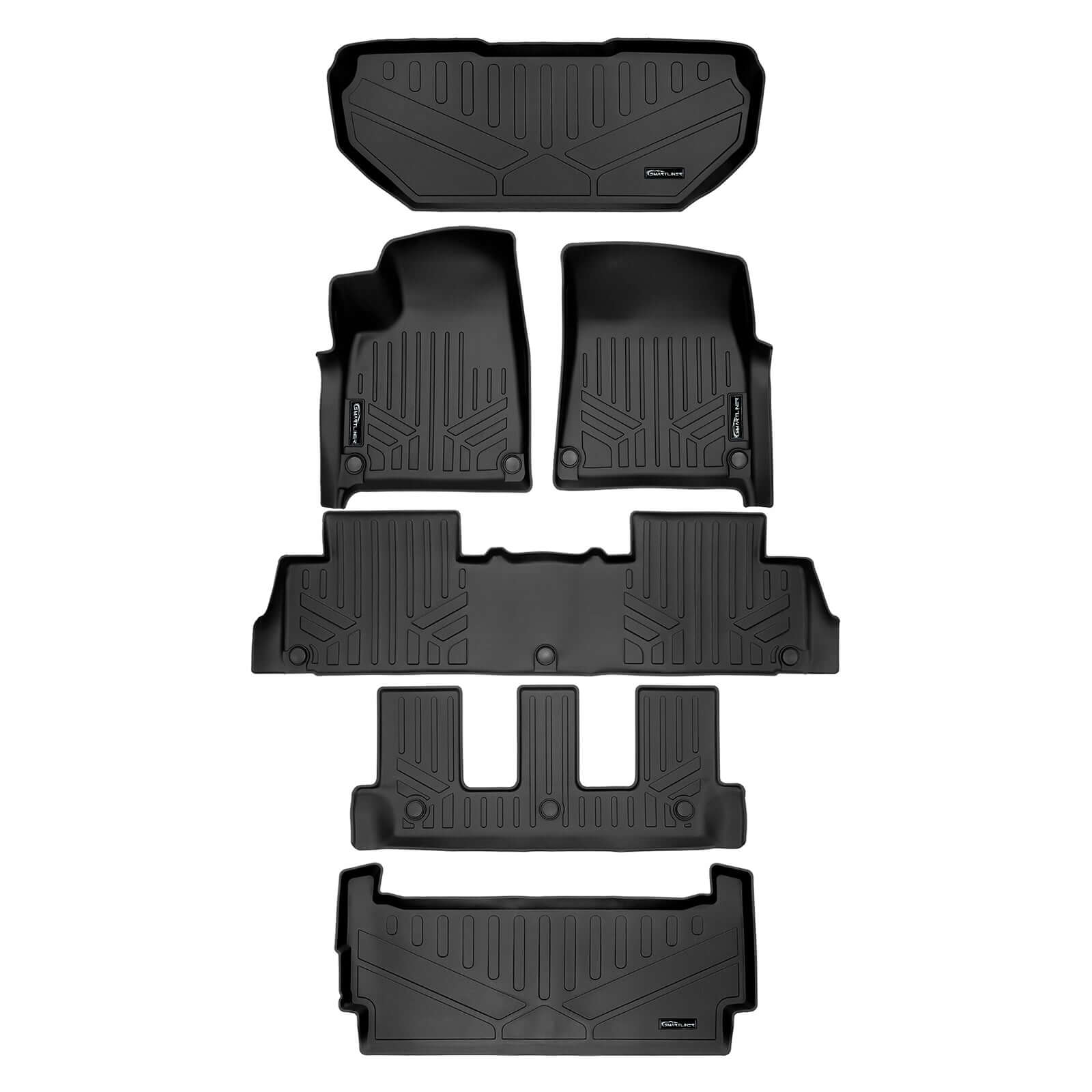 SMARTLINER Custom Fit Floor Liners For 2024 Rivian R1S