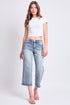 Women's High Rise Cropped Wide Leg