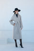 Classic Brushed Cashmere Wool Blend Overcoat in Beige