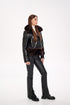 Genuine Polar Fox Real Leather Transformer Jacket