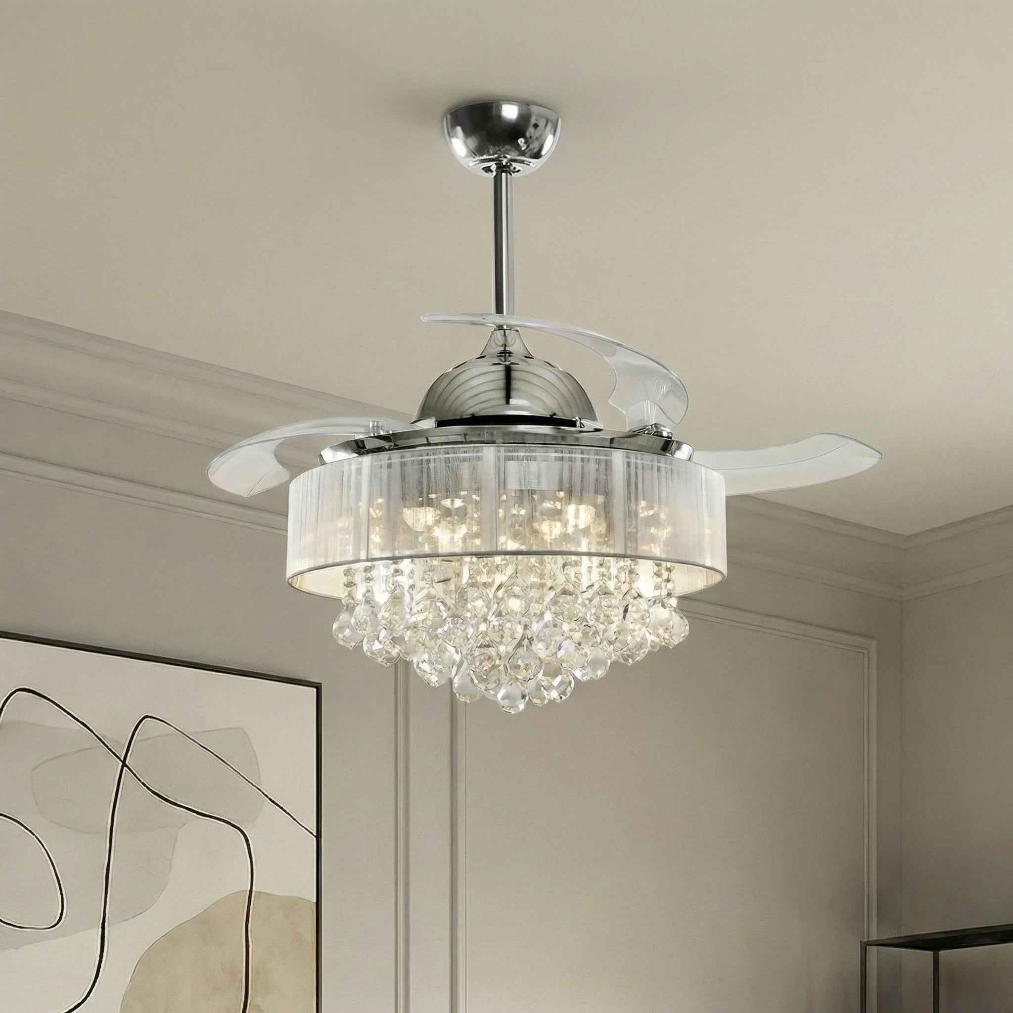 42" Broxburne Smart Fan with LED Light