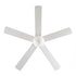 52 Inch Fanny Double-sided Blades Flush Mount LED Ceiling Fan with Remote Control