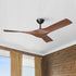 52" Windmill Industrial DC Motor Downrod Mount Reversible Ceiling Fan with Remote Control