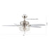52" Kyla Industrial Caged Ceiling Fan with Light Remote Control Satin Nickel