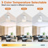 48" Flush Mount Ceiling Fan 3 Blades with LED Lighting and Remote Control