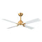 48" Linden DC Motor Downrod Mount Reversible Ceiling Fan with Lighting and Remote Control