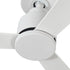 52" Zelda Industrial DC Motor Downrod Mount Reversible Ceiling Fan with Remote Control
