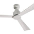 52" Zelda Industrial DC Motor Downrod Mount Reversible Ceiling Fan with Remote Control