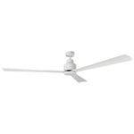 52" Zelda Industrial DC Motor Downrod Mount Reversible Ceiling Fan with Remote Control