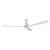 52" Zelda Industrial DC Motor Downrod Mount Reversible Ceiling Fan with Remote Control