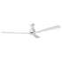 52" Zelda Industrial DC Motor Downrod Mount Reversible Ceiling Fan with Remote Control
