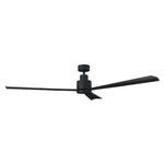 52" Zelda Industrial DC Motor Downrod Mount Reversible Ceiling Fan with Remote Control