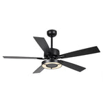 52" Vendome Industrial Downrod Mount Reversible Ceiling Fan with Lighting and Remote Control