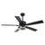 52" Vendome Industrial Downrod Mount Reversible Ceiling Fan with Lighting and Remote Control