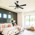 52" Vendome Industrial Downrod Mount Reversible Ceiling Fan with Lighting and Remote Control