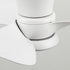 31" Mazon Modern DC Motor Flush Mount Reversible Ceiling Fan with LED Lighting and Remote Control