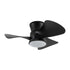 31" Mazon Modern DC Motor Flush Mount Reversible Ceiling Fan with LED Lighting and Remote Control