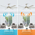65 Inch Freda DC Motor Modern Ceiling Fan Led Light Remote Control
