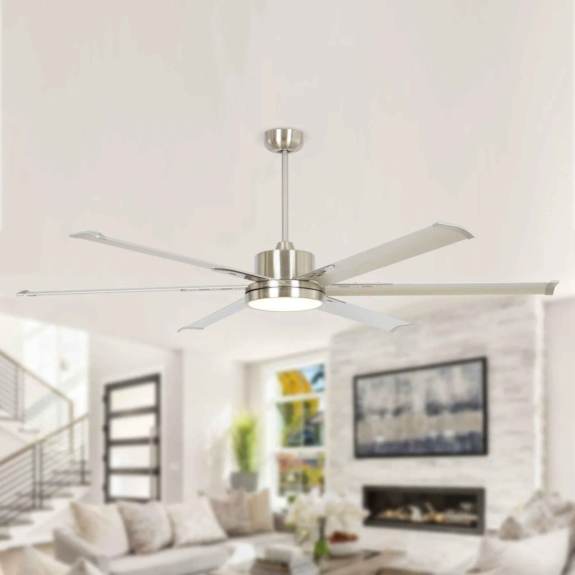 65 Inch Freda DC Motor Modern Ceiling Fan Led Light Remote Control