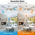 72" Bankston Integrated Led Indoor Nickel Standard Ceiling Fan with Remote Control And Light Kit Included