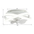 Vaczon 13" Flush Mount Caged Fan with Light and Remote Control