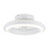 20" Ikon Modern DC Motor Flush Mount Reversible Ceiling Fan with Lighting and Remote Control