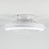 20" Ikon Modern DC Motor Flush Mount Reversible Ceiling Fan with Lighting and Remote Control