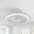 20" Ikon Modern DC Motor Flush Mount Reversible Ceiling Fan with Lighting and Remote Control