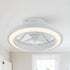 20" Ikon Modern DC Motor Flush Mount Reversible Ceiling Fan with Lighting and Remote Control