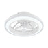 20" Ikon Modern DC Motor Flush Mount Reversible Ceiling Fan with Lighting and Remote Control