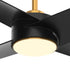60" Parvez Modern DC Motor Downrod Mount Reversible Crystal Ceiling Fan with Lighting and Remote Control