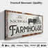 Rustic Farmhouse Sign (Made In USA)
