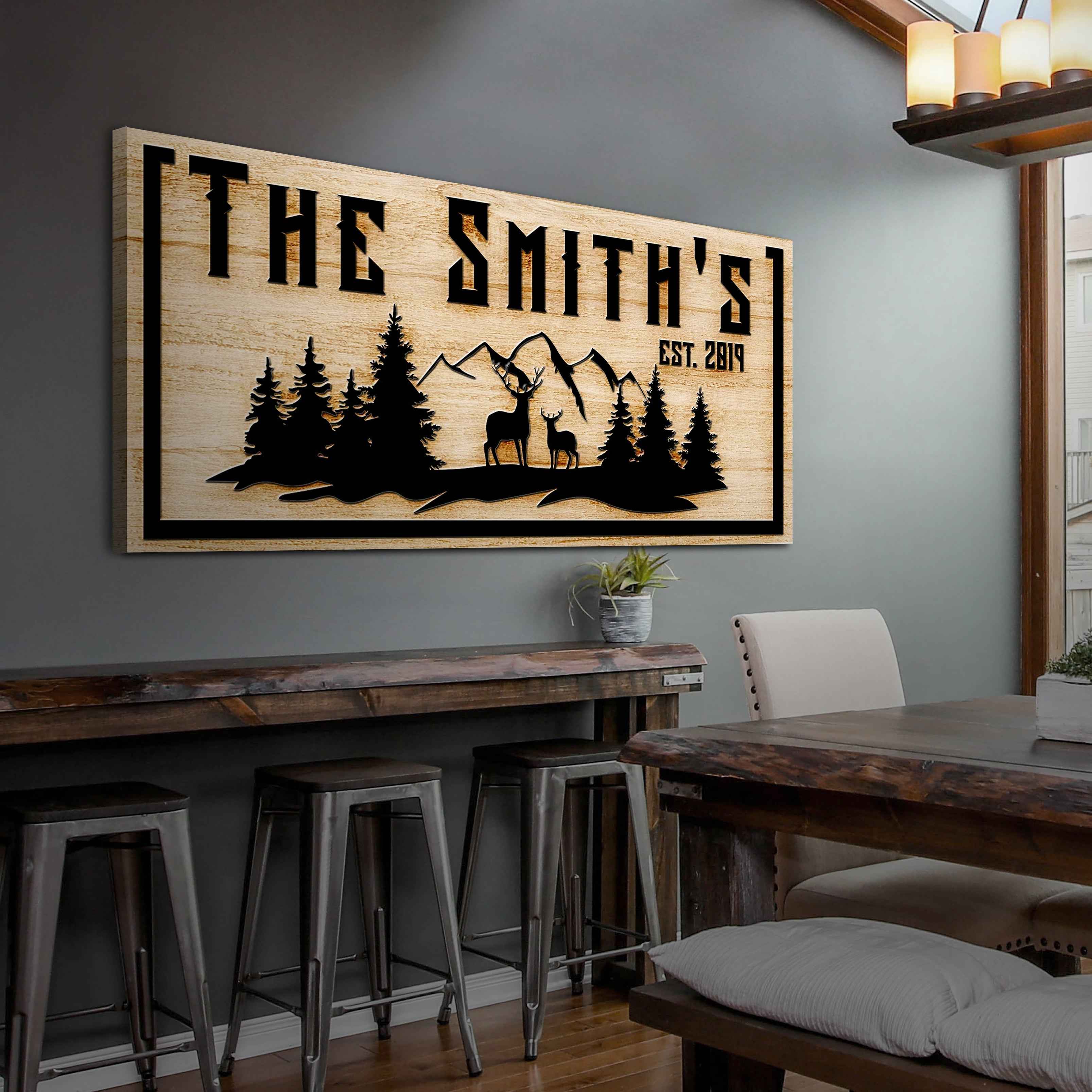 Family Mountain Sign III