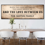 Family Blessing: Bless the Food Sign