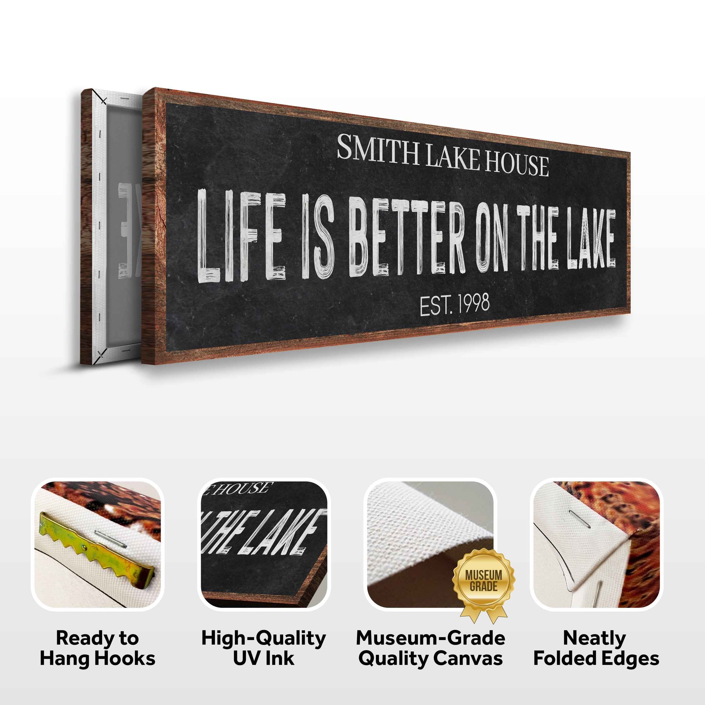 Life Is Better On The Lake Sign III