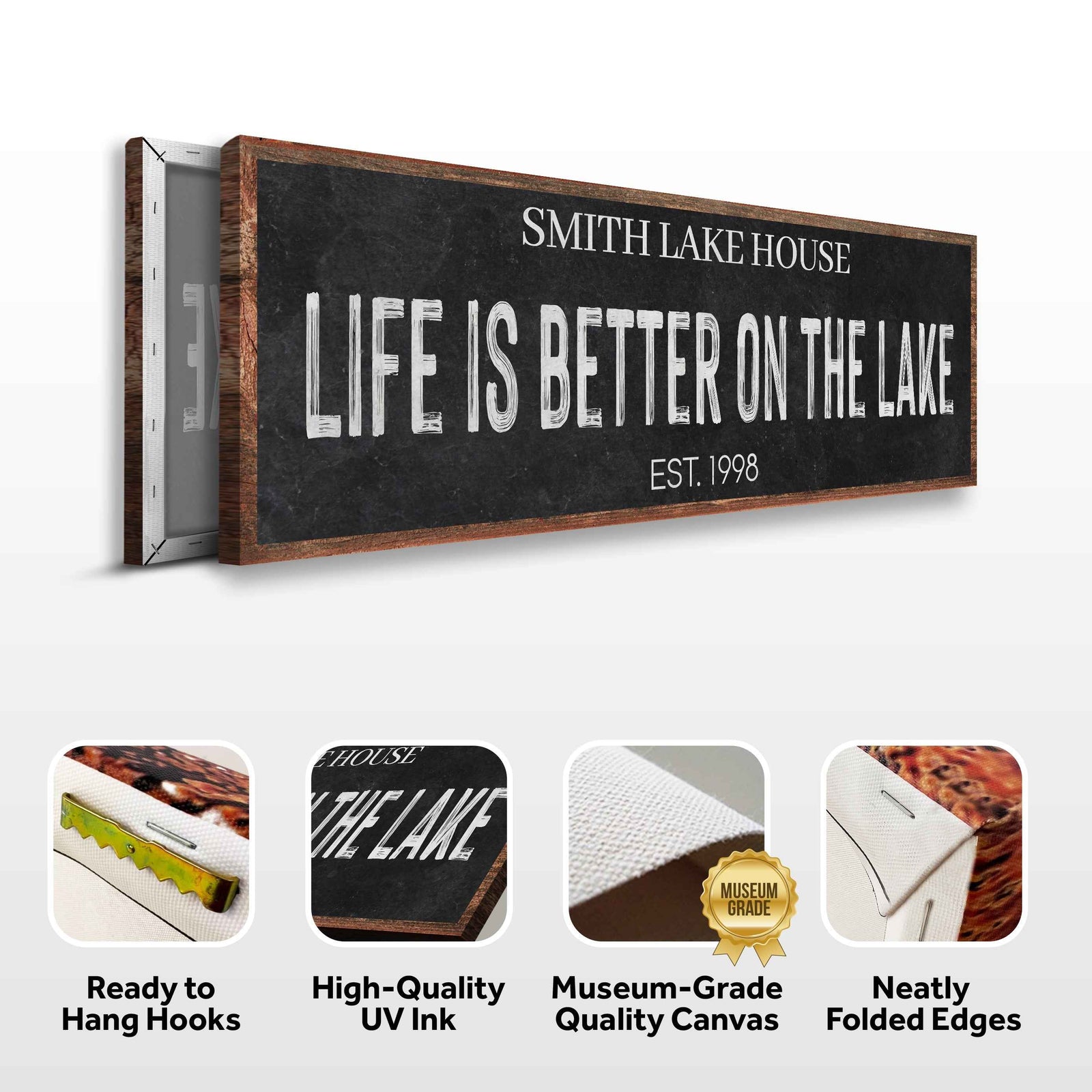 Life Is Better On The Lake Sign III