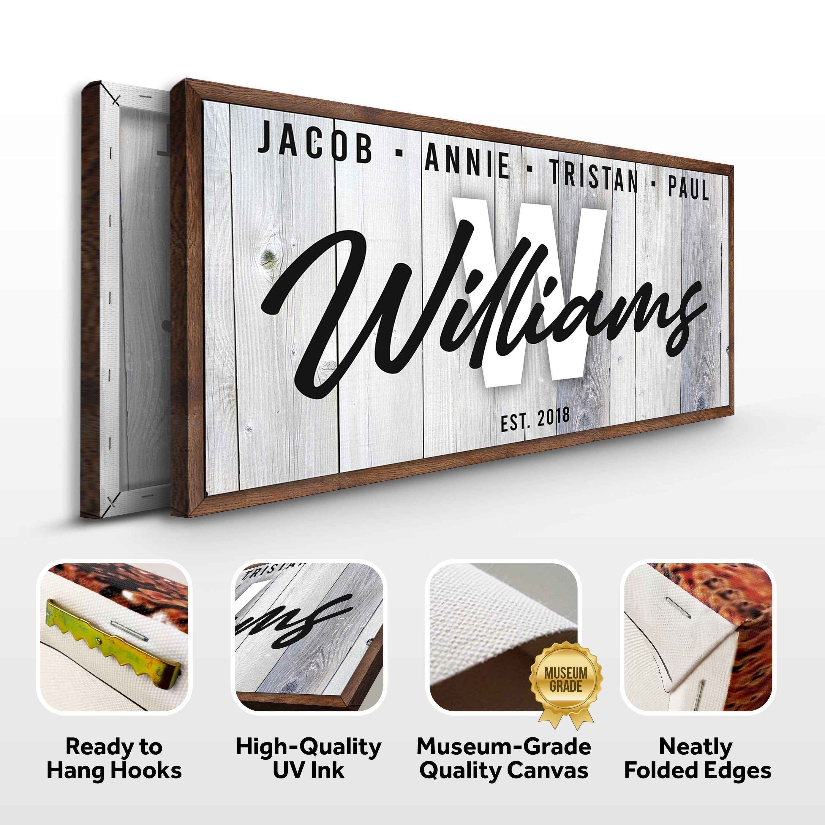 Family Wood Sign