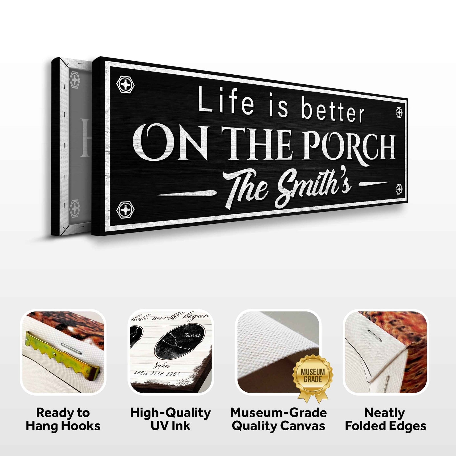 Family Name Porch Sign