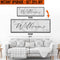 Upgrade Your 'Family Sign' (Style 3) Canvas To 20x60 Inches