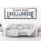 Family Lake House Arrow Sign II