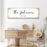Rustic Family Name Sign