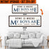 Upgrade Your 16x48 Inches 'HOME IS WHERE MY BOYS ARE' (Style 2) Canvas To 20x60 Inches