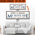 Upgrade Your 'Home Is Where My Boys Are' (Style 2) Canvas To 20x60 Inches