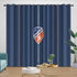 FC Cincinnati Curtains Blackout Window Drapes Room Decoration
