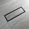Matte Black stainless floor drain 11.8inch x 4.3 inch