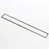 Brushed nickel Linear shower drain stainless steel material 24 inch with tile insert 2-in-1 cover with hair strainer and adjustment feet