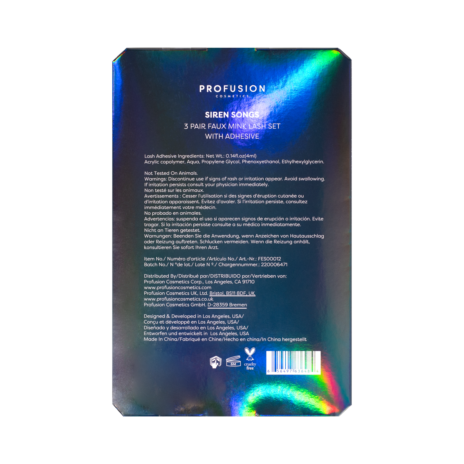 Sea Witch 3 Pair Faux Mink Lash Set