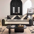 Vertical Stripes Sectional Sofa Cover Slipcover - Non-Slip, Fits L-Shape Couches